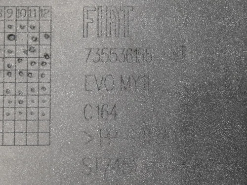 Paraurti POST 735536155 Fiat Punto III 2012