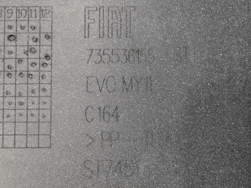 Paraurti POST 735536155 Fiat Punto III 2012