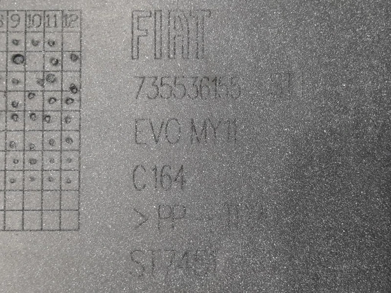 Paraurti POST 735536155 Fiat Punto III 2012