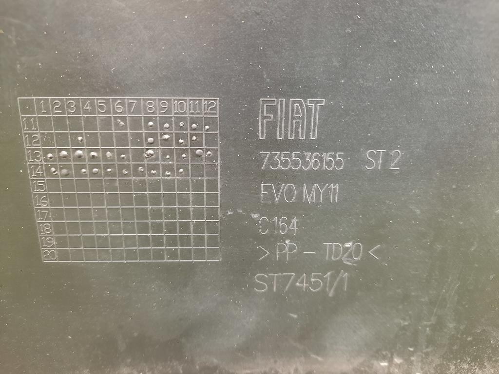 Paraurti POST 735536155 Fiat Punto III 2012