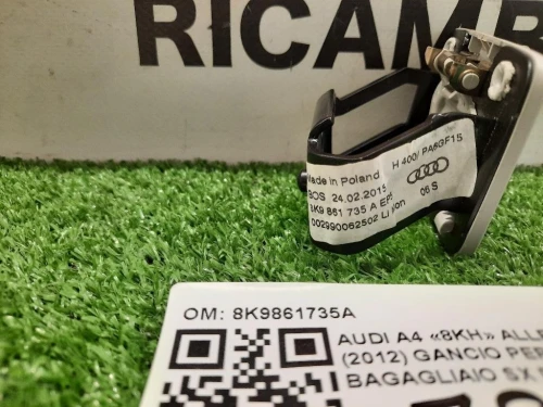 Gancio PER Tende Bagagliaio SX 8K9861735A Audi A4 8KH Allroad 2012