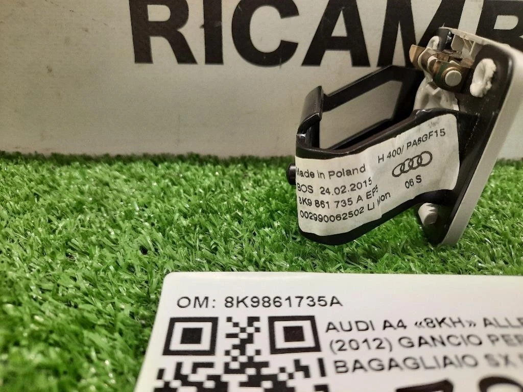 Gancio PER Tende Bagagliaio SX 8K9861735A Audi A4 8KH Allroad 2012