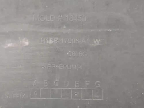 Paraurti POST H1BB-17906-A1 Ford Fiesta VII 2017