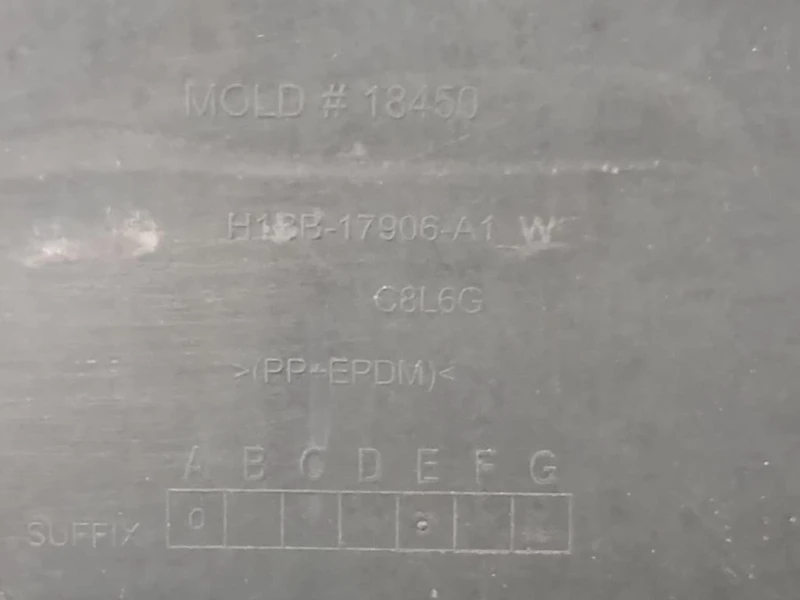 Paraurti POST H1BB-17906-A1 Ford Fiesta VII 2017