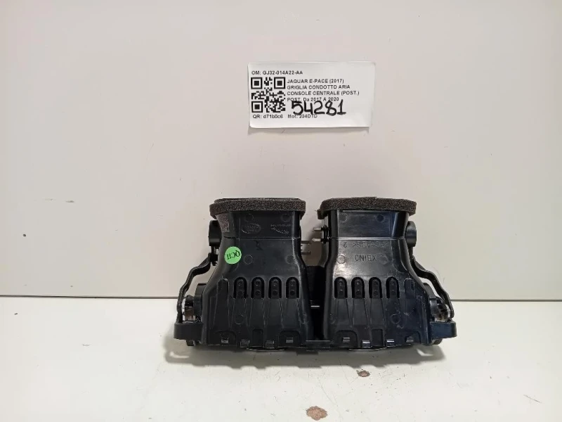 Griglia Condotto ARIA Console Centrale POST POST GJ32-014A22-AA Jaguar E-pace 2017