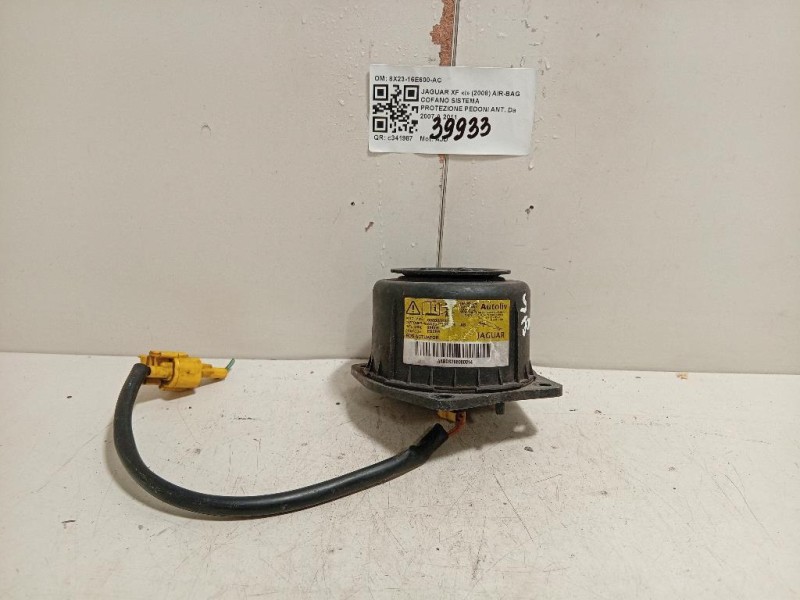 Air-bag Cofano Sistema Protezione Pedoni ANT 8X23-16E600-AC Jaguar XF I 2008