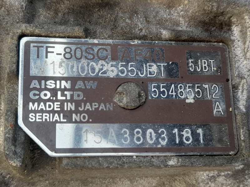 Cambio 55490650 Opel Insignia A 2013