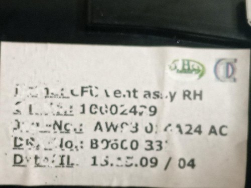 Griglia Condotto ARIA Console Centrale POST POST DX