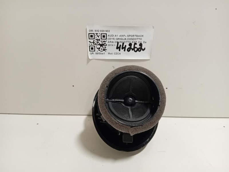 Griglia Condotto ARIA Cruscotto ANT DX 8X2 820 902 Audi A1 8XF Sportback 2015