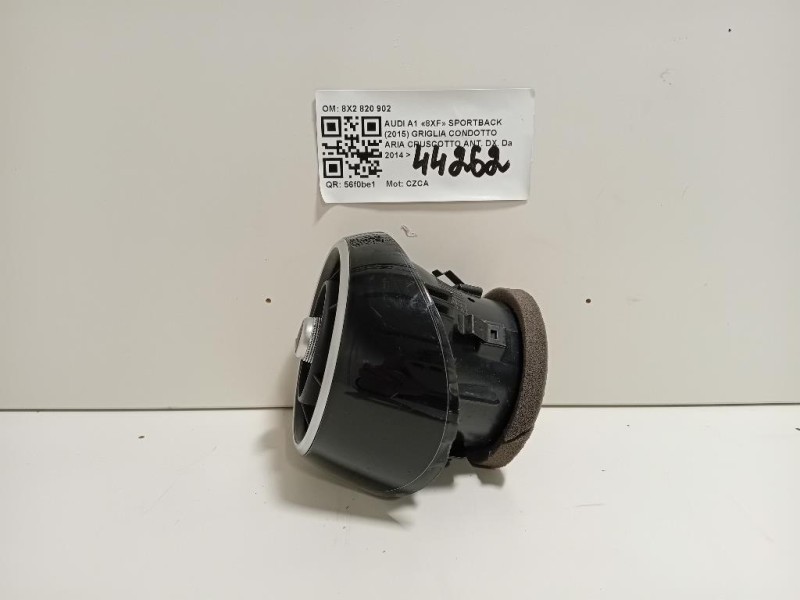 Griglia Condotto ARIA Cruscotto ANT DX 8X2 820 902 Audi A1 8XF Sportback 2015