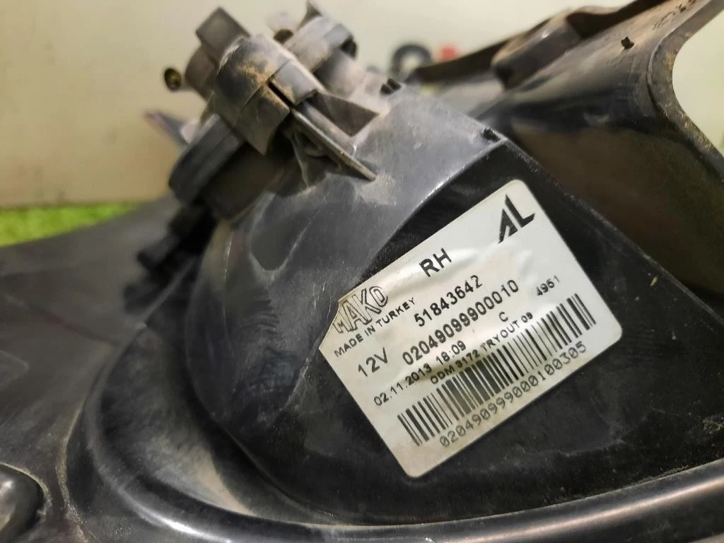 Fanale POST DX 51843642 Fiat Panda III 2012