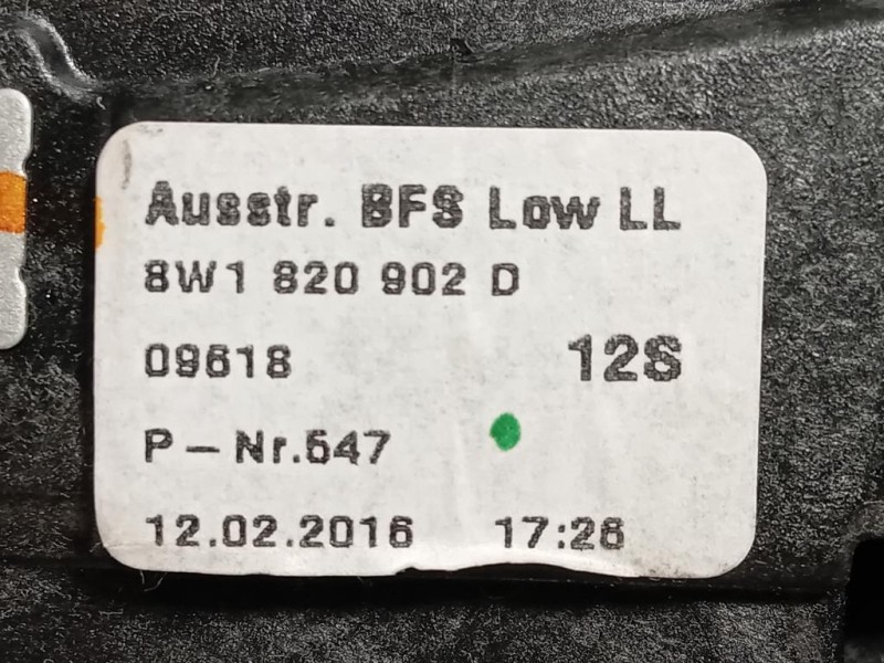 Griglia Condotto ARIA Cruscotto ANT DX 8W1 820 902 Audi A4 8W5 Avant 2015