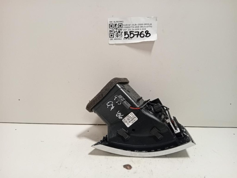 Griglia Condotto ARIA Cruscotto ANT DX 4L0820902 Audi Q7 4LB 2006