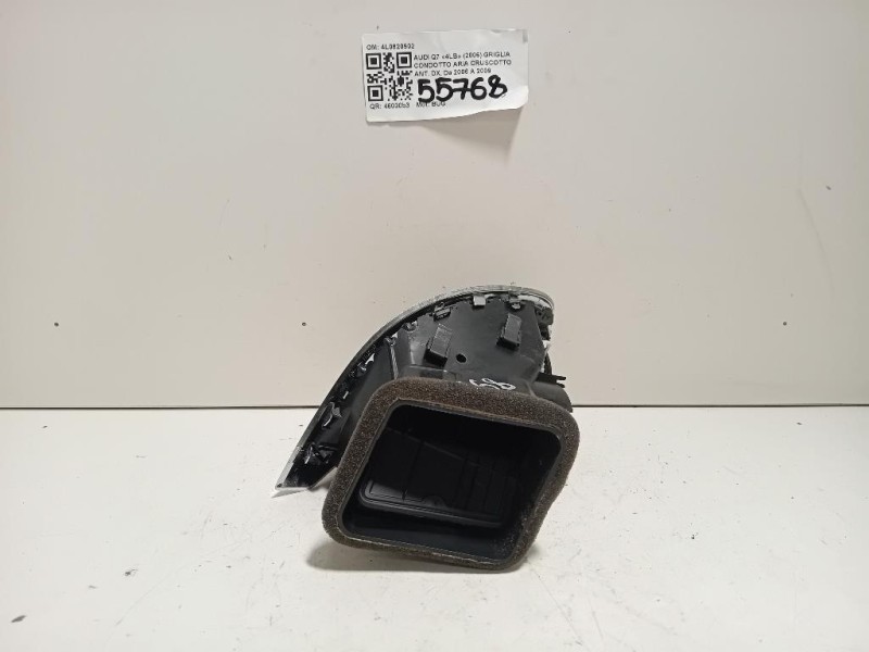 Griglia Condotto ARIA Cruscotto ANT DX 4L0820902 Audi Q7 4LB 2006