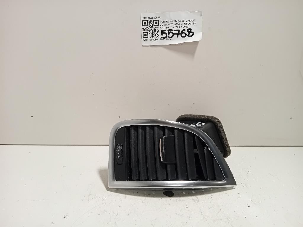 Griglia Condotto ARIA Cruscotto ANT DX 4L0820902 Audi Q7 4LB 2006