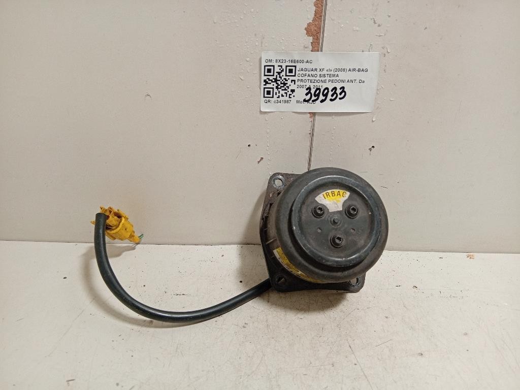 Air-bag Cofano Sistema Protezione Pedoni ANT 8X23-16E600-AC Jaguar XF I 2008