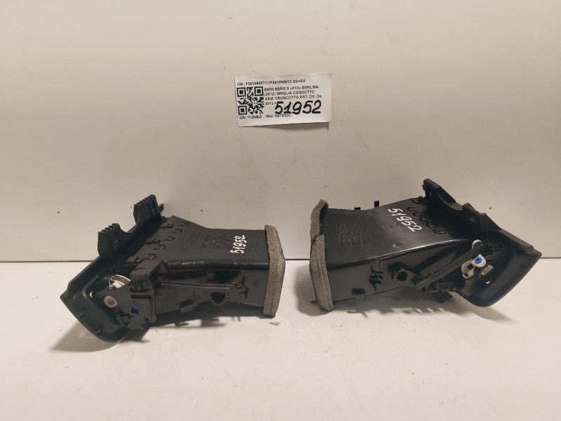 Griglia Condotto ARIA Cruscotto ANT DX F3916688711F591668813 DX+SX Bmw Serie 5 F10 Berlina 2012