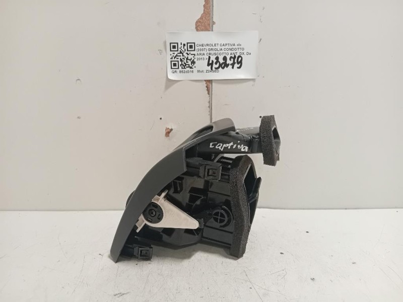 Griglia Condotto ARIA Cruscotto ANT DX Chevrolet Captiva I 2007