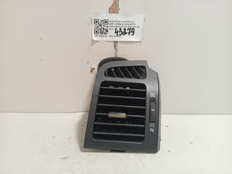 Griglia Condotto ARIA Cruscotto ANT DX Chevrolet Captiva I 2007