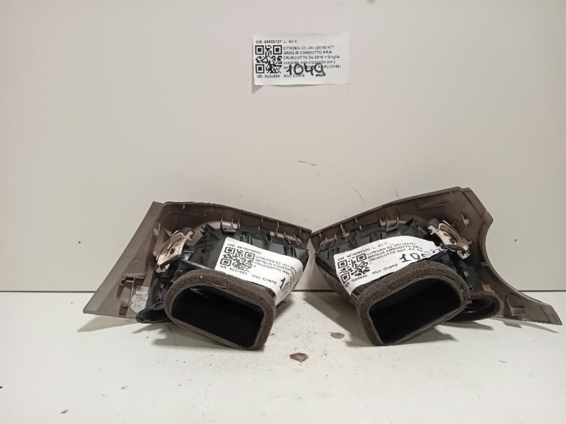 Griglia Condotto ARIA Cruscotto ANT DX 96853127 Citroen C3 III 2016