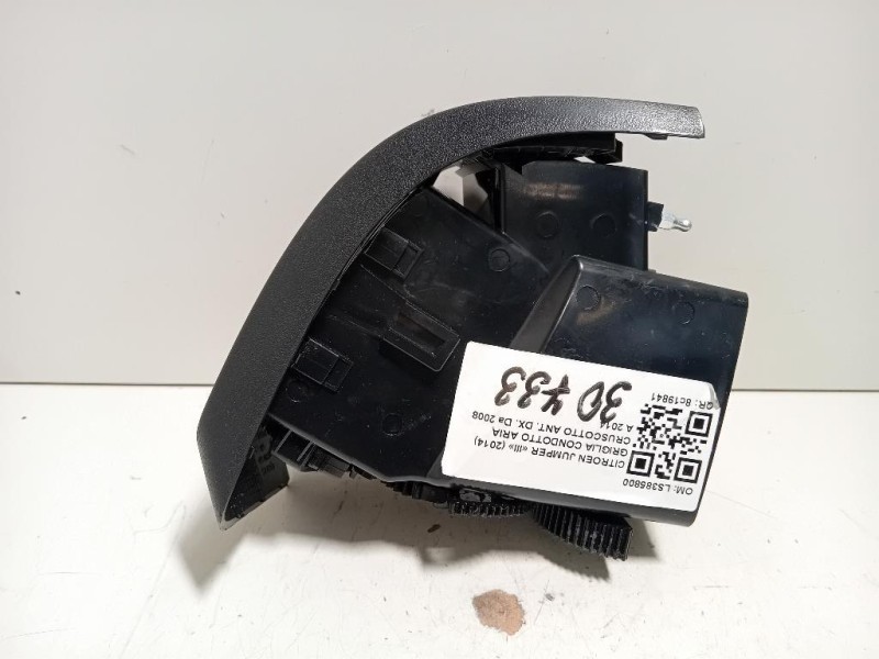 Griglia Condotto ARIA Cruscotto ANT DX LS385800 Citroen Jumper III 2014