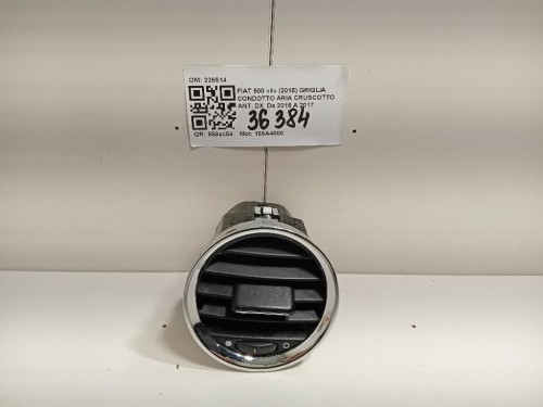 Griglia Condotto ARIA Cruscotto ANT DX 226614 Fiat 500 II 2015