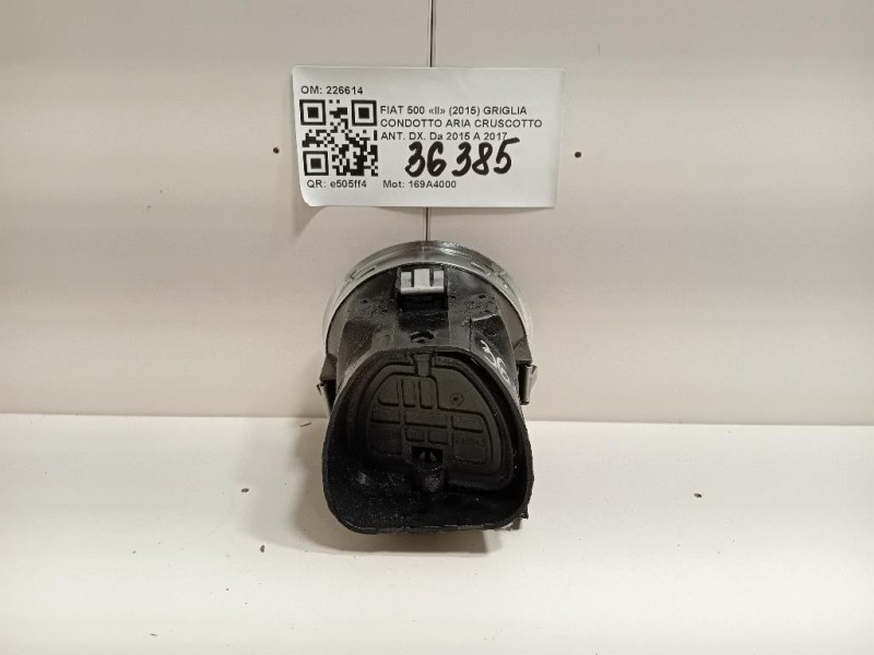Griglia Condotto ARIA Cruscotto ANT DX 226614 Fiat 500 II 2015