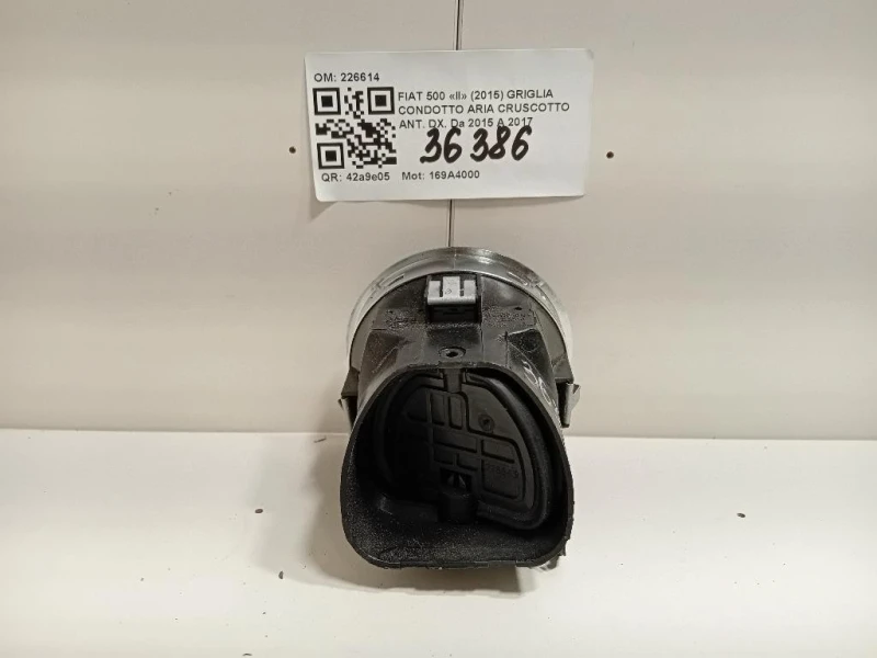 Griglia Condotto ARIA Cruscotto ANT DX 226614 Fiat 500 II 2015