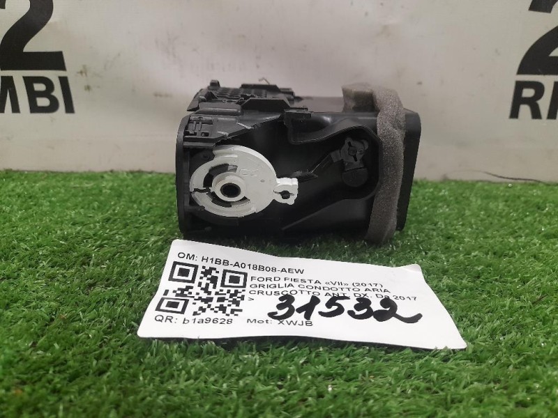 Griglia Condotto ARIA Cruscotto ANT DX H1BB-A018B08-AEW Ford Fiesta VII 2017