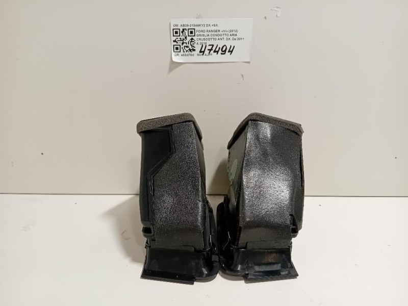 Griglia Condotto ARIA Cruscotto ANT DX AB39-21044KY2 DX+SX Ford Ranger IV 2012