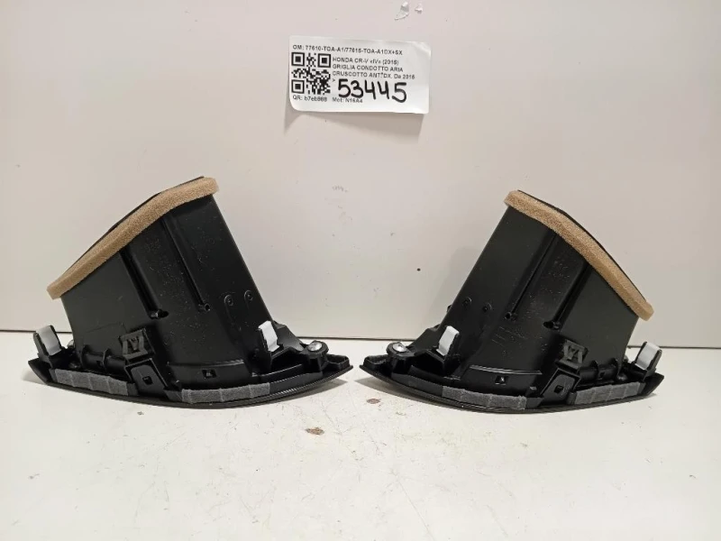 Griglia Condotto ARIA Cruscotto ANT DX 77610-TOA-A177615-TOA-A1DX+SX Honda CR-V IV 2015