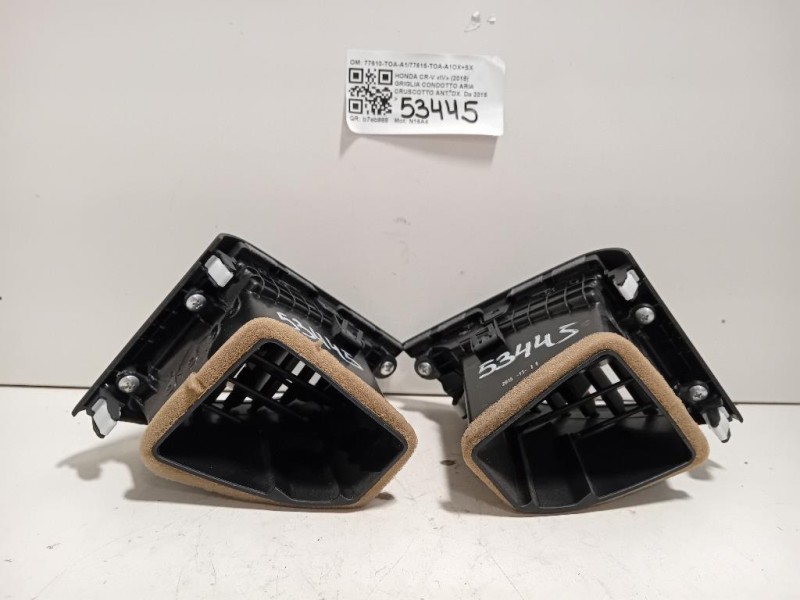 Griglia Condotto ARIA Cruscotto ANT DX 77610-TOA-A177615-TOA-A1DX+SX Honda CR-V IV 2015
