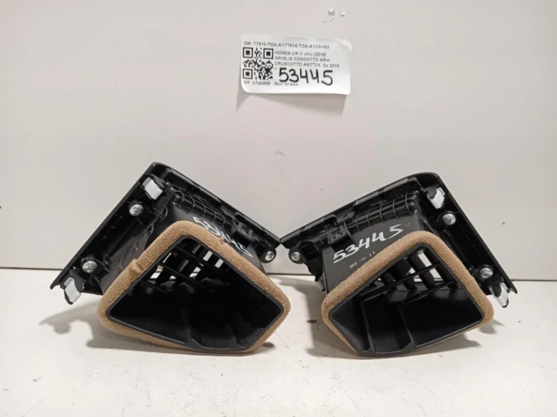 Griglia Condotto ARIA Cruscotto ANT DX 77610-TOA-A177615-TOA-A1DX+SX Honda CR-V IV 2015