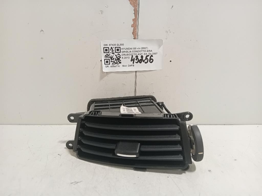 Griglia Condotto ARIA Cruscotto ANT DX 97420-2L000 Hyundai I30 I 2007