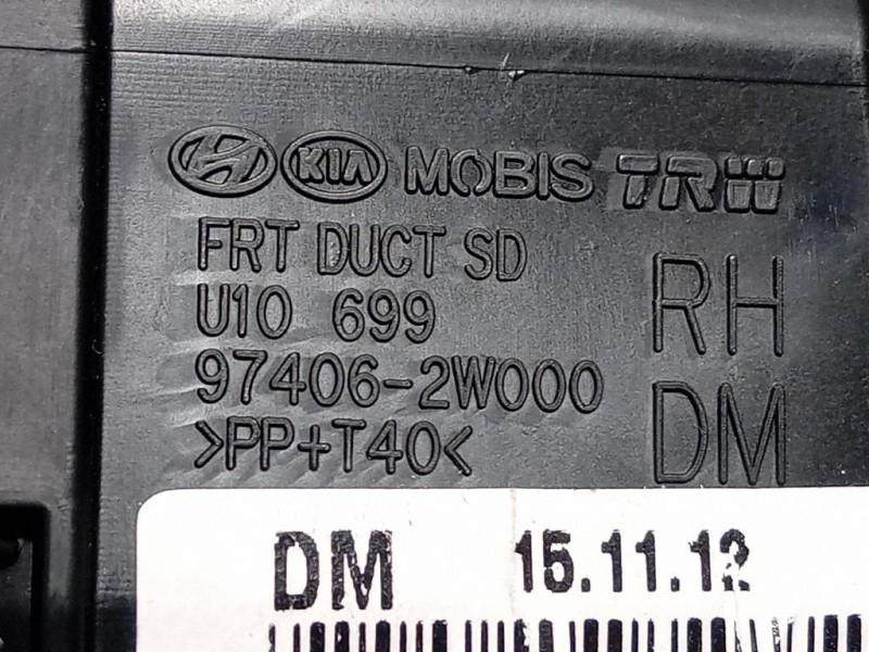 Griglia Condotto ARIA Cruscotto ANT DX 97406-2W000 Hyundai Santa FÉ IV 2015