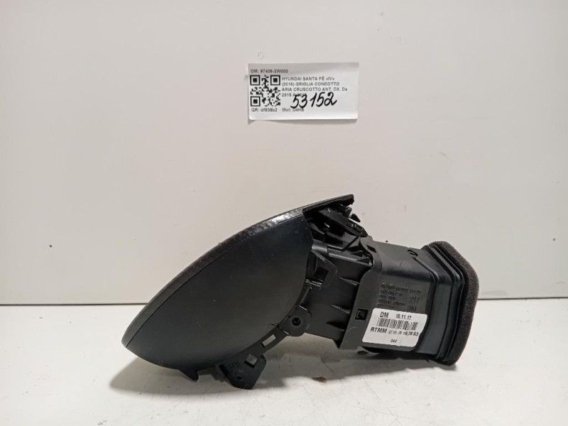 Griglia Condotto ARIA Cruscotto ANT DX 97406-2W000 Hyundai Santa FÉ IV 2015