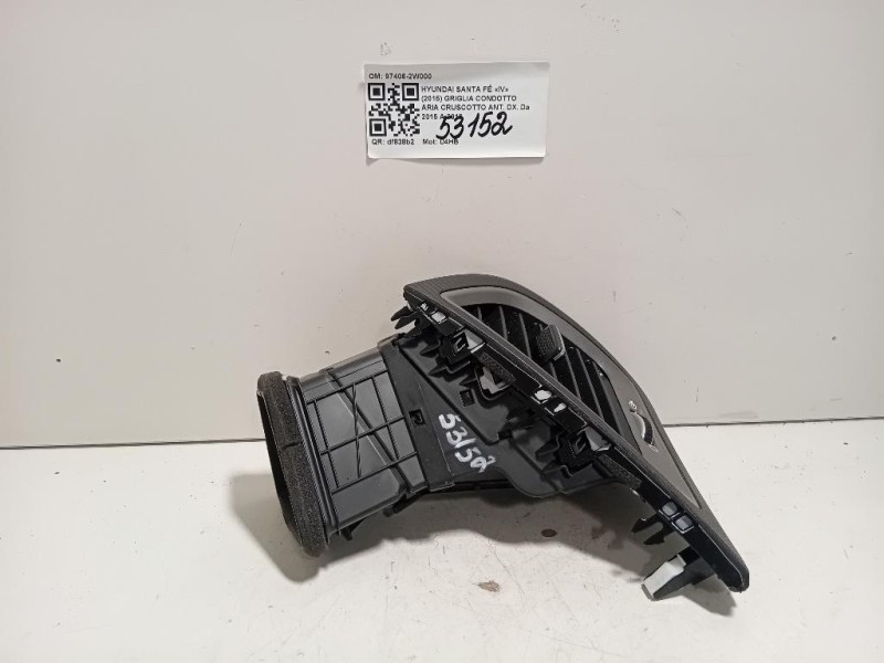 Griglia Condotto ARIA Cruscotto ANT DX 97406-2W000 Hyundai Santa FÉ IV 2015