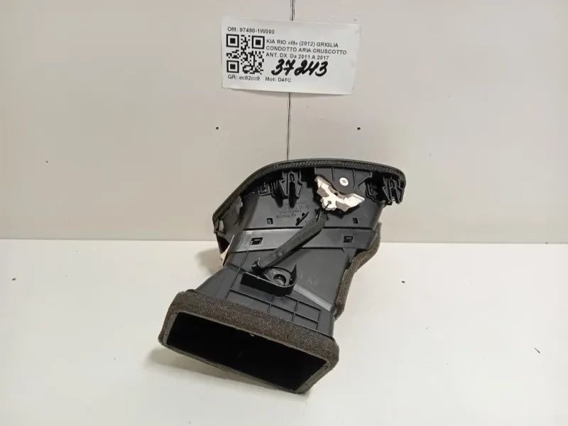 Griglia Condotto ARIA Cruscotto ANT DX 97480-1W000 Kia RIO III 2012