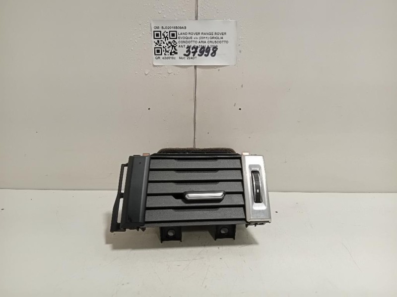 Griglia Condotto ARIA Cruscotto ANT DX BJ32018B09AB Land Rover Range Rover Evoque I 2011