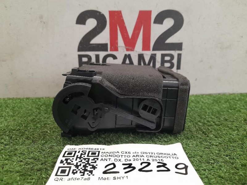 Griglia Condotto ARIA Cruscotto ANT DX KD456491X Mazda CX5 I 2012