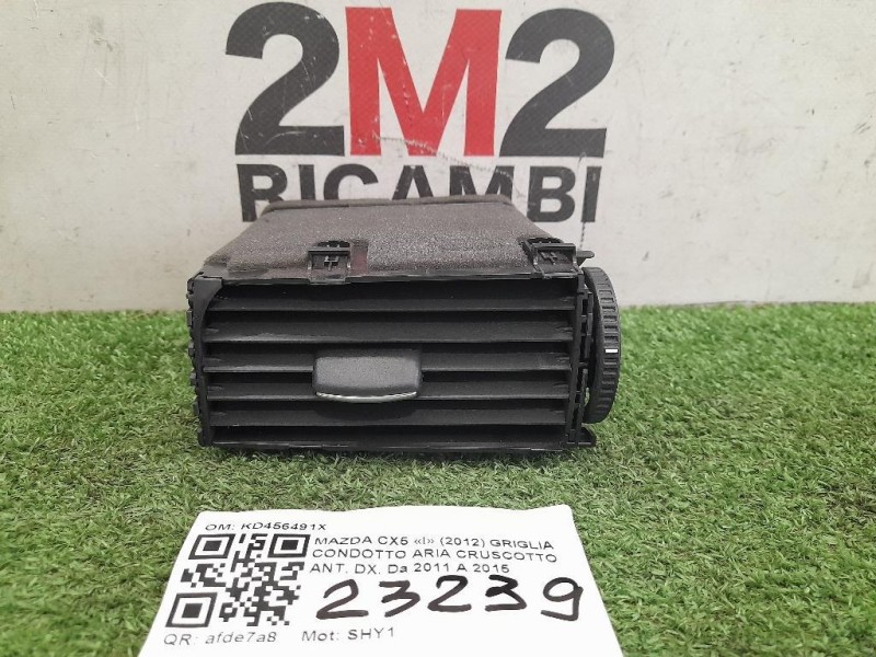 Griglia Condotto ARIA Cruscotto ANT DX KD456491X Mazda CX5 I 2012