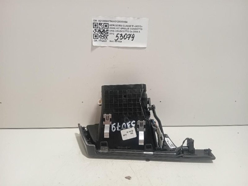 Griglia Condotto ARIA Cruscotto ANT DX A2128303454 Mercedes Classe E W212 2009