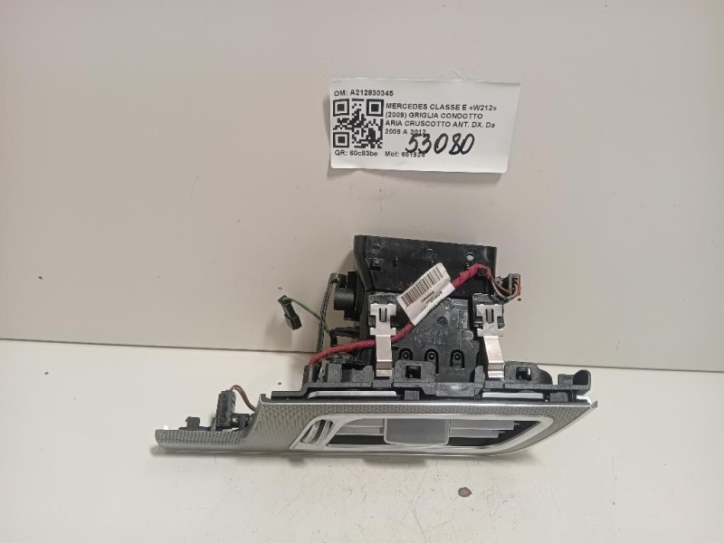 Griglia Condotto ARIA Cruscotto ANT DX A212830345 Mercedes Classe E W212 2009