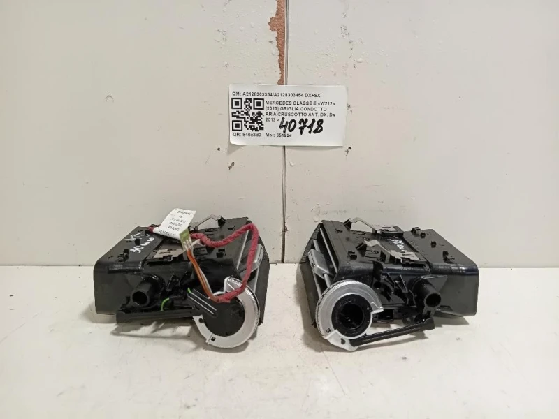 Griglia Condotto ARIA Cruscotto ANT DX A2128303354A2128303454 DX+SX Mercedes Classe E W212 2013