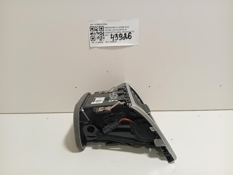 Griglia Condotto ARIA Cruscotto ANT DX A1668309200 Mercedes Classe GLE W166 2015