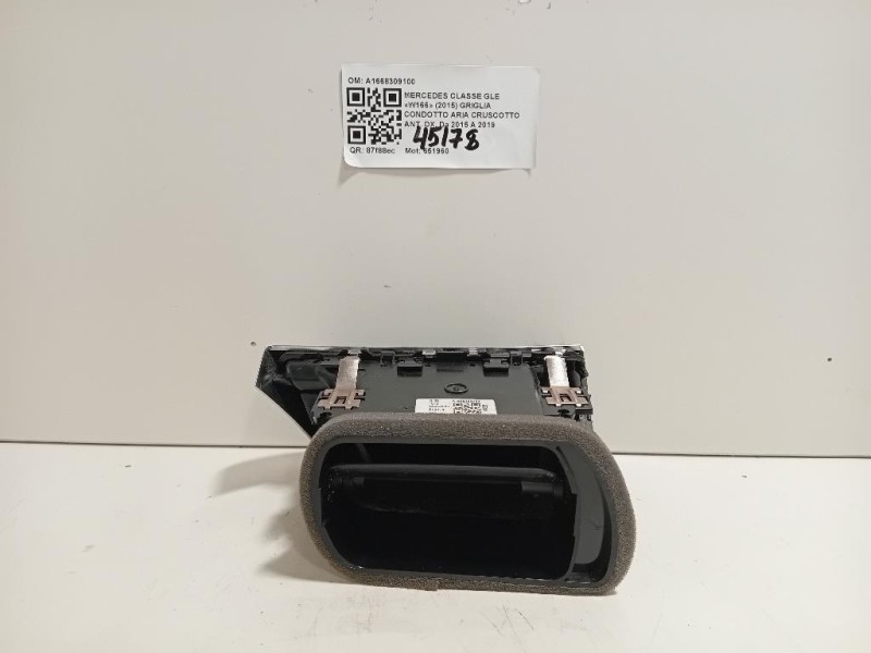 Griglia Condotto ARIA Cruscotto ANT DX A1668309100 Mercedes Classe GLE W166 2015