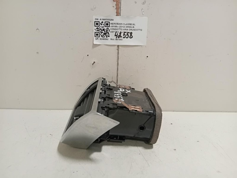 Griglia Condotto ARIA Cruscotto ANT DX A1668300254 Mercedes Classe ML W166 2012