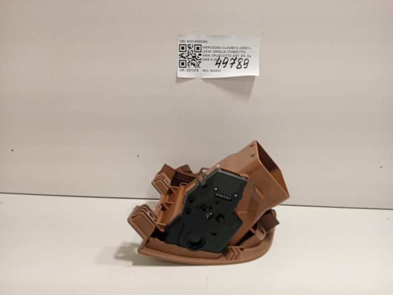 Griglia Condotto ARIA Cruscotto ANT DX A2218300254 Mercedes Classe S W221 2006