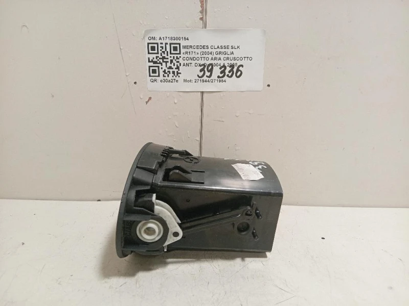 Griglia Condotto ARIA Cruscotto ANT DX A1718300154 Mercedes Classe SLK R171 2004