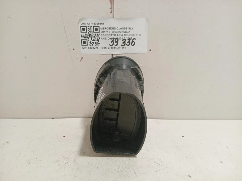 Griglia Condotto ARIA Cruscotto ANT DX A1718300154 Mercedes Classe SLK R171 2004
